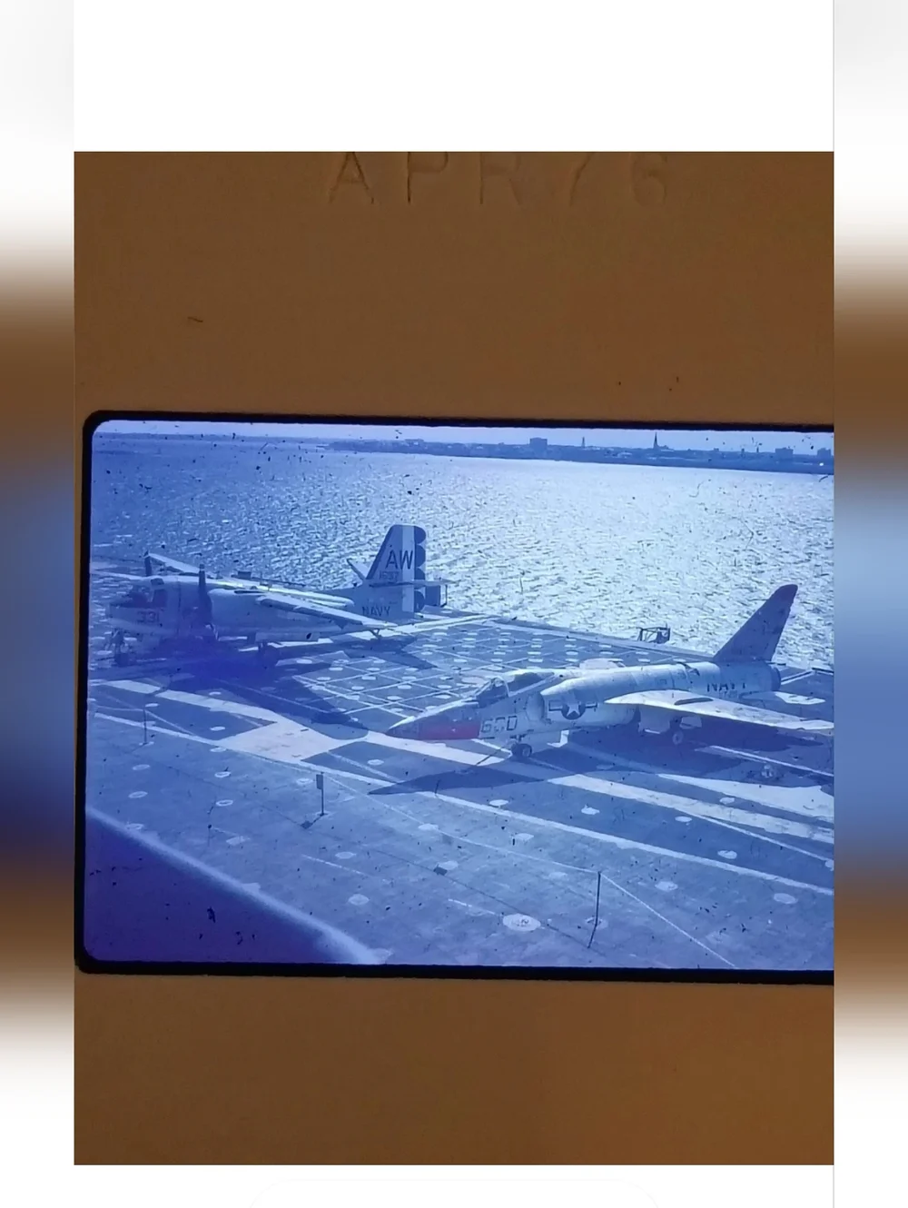Vintage Apr 1976 Navy Fighter Jet 35mm Photo Slide